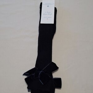 Edgehill Collection Black Knee High Socks